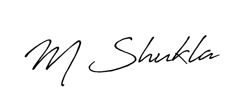 Similarly Antro_Vectra_Bolder is the best handwritten signature design. Signature creator online .You can use it as an online autograph creator for name M Shukla. M Shukla signature style 7 images and pictures png