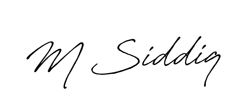Best and Professional Signature Style for M Siddiq. Antro_Vectra_Bolder Best Signature Style Collection. M Siddiq signature style 7 images and pictures png
