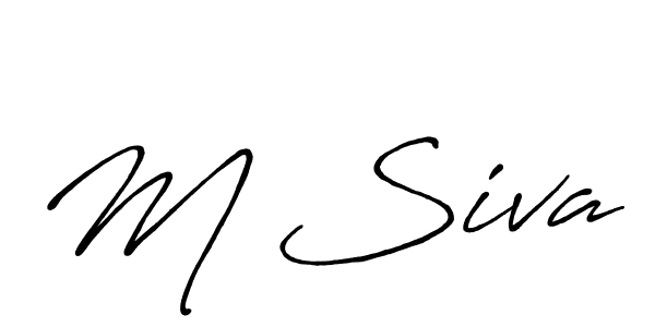 How to Draw M Siva signature style? Antro_Vectra_Bolder is a latest design signature styles for name M Siva. M Siva signature style 7 images and pictures png