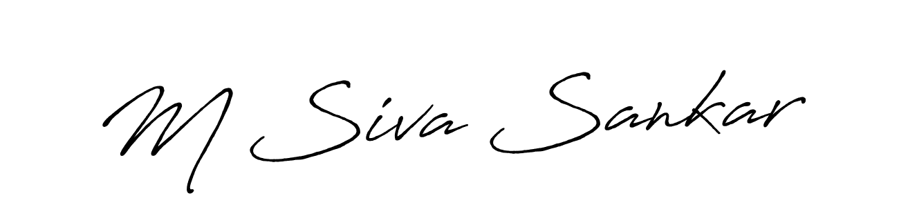 Best and Professional Signature Style for M Siva Sankar. Antro_Vectra_Bolder Best Signature Style Collection. M Siva Sankar signature style 7 images and pictures png