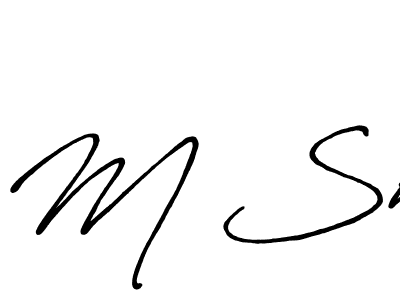 How to Draw M Sk signature style? Antro_Vectra_Bolder is a latest design signature styles for name M Sk. M Sk signature style 7 images and pictures png
