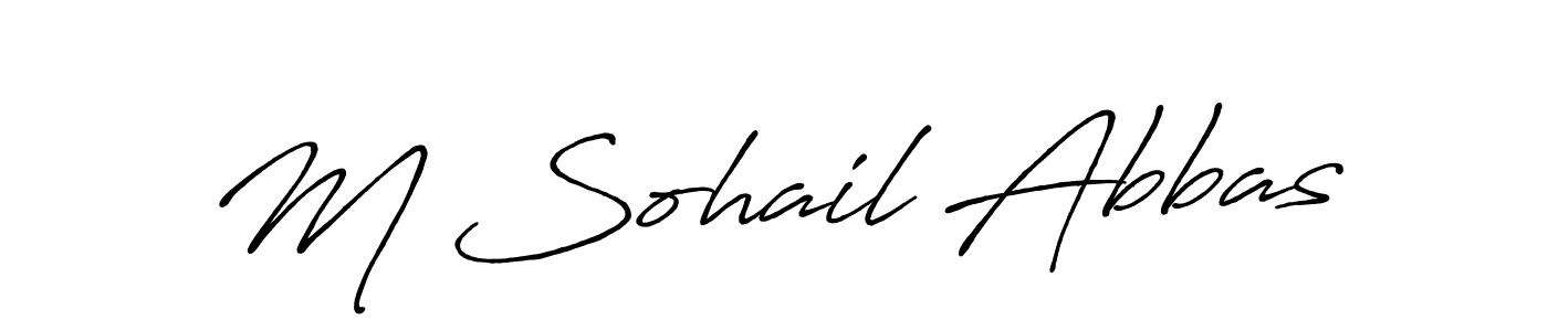 This is the best signature style for the M Sohail Abbas name. Also you like these signature font (Antro_Vectra_Bolder). Mix name signature. M Sohail Abbas signature style 7 images and pictures png