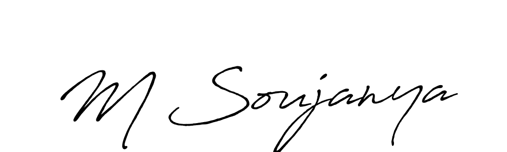 Best and Professional Signature Style for M Soujanya. Antro_Vectra_Bolder Best Signature Style Collection. M Soujanya signature style 7 images and pictures png