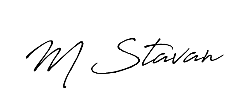 if you are searching for the best signature style for your name M Stavan. so please give up your signature search. here we have designed multiple signature styles  using Antro_Vectra_Bolder. M Stavan signature style 7 images and pictures png