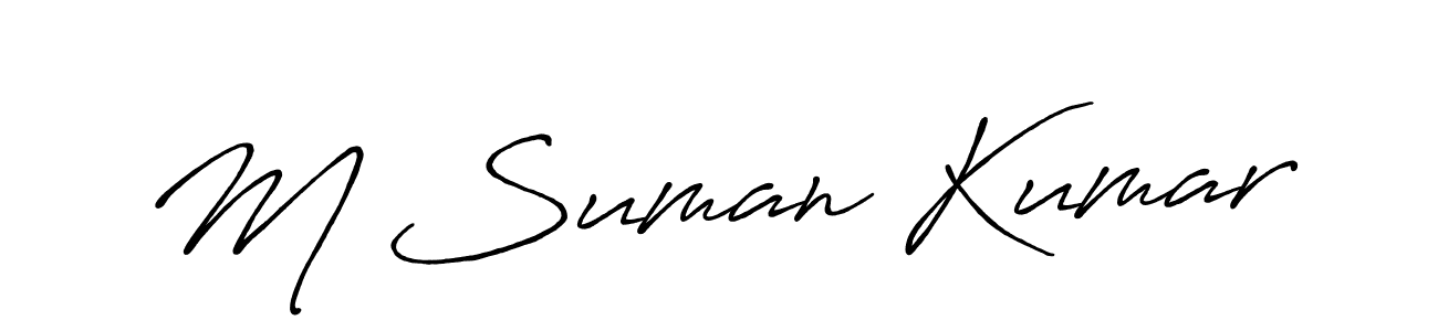 Here are the top 10 professional signature styles for the name M Suman Kumar. These are the best autograph styles you can use for your name. M Suman Kumar signature style 7 images and pictures png