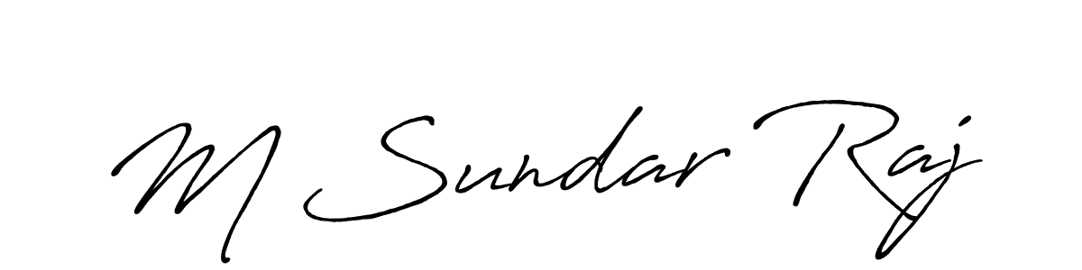 Make a beautiful signature design for name M Sundar Raj. Use this online signature maker to create a handwritten signature for free. M Sundar Raj signature style 7 images and pictures png