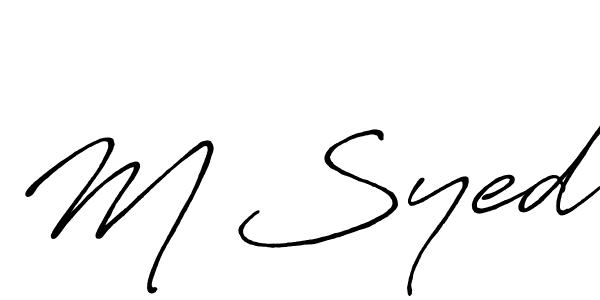 Best and Professional Signature Style for M Syed. Antro_Vectra_Bolder Best Signature Style Collection. M Syed signature style 7 images and pictures png