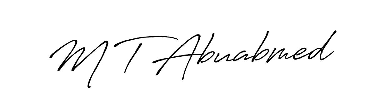 Check out images of Autograph of M T Abuabmed name. Actor M T Abuabmed Signature Style. Antro_Vectra_Bolder is a professional sign style online. M T Abuabmed signature style 7 images and pictures png
