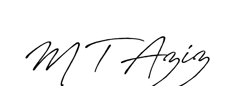 You can use this online signature creator to create a handwritten signature for the name M T Aziz. This is the best online autograph maker. M T Aziz signature style 7 images and pictures png