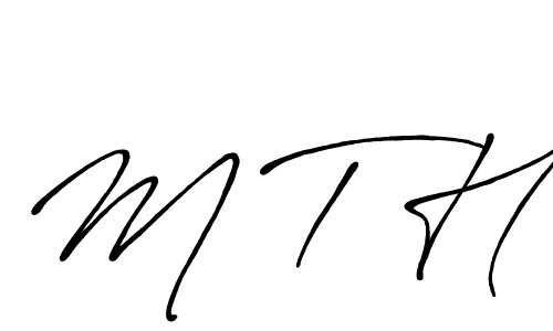 Also we have M T H name is the best signature style. Create professional handwritten signature collection using Antro_Vectra_Bolder autograph style. M T H signature style 7 images and pictures png