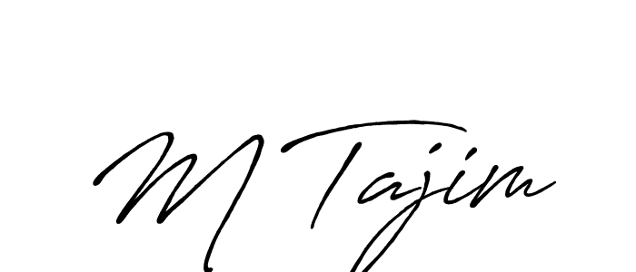 Once you've used our free online signature maker to create your best signature Antro_Vectra_Bolder style, it's time to enjoy all of the benefits that M Tajim name signing documents. M Tajim signature style 7 images and pictures png