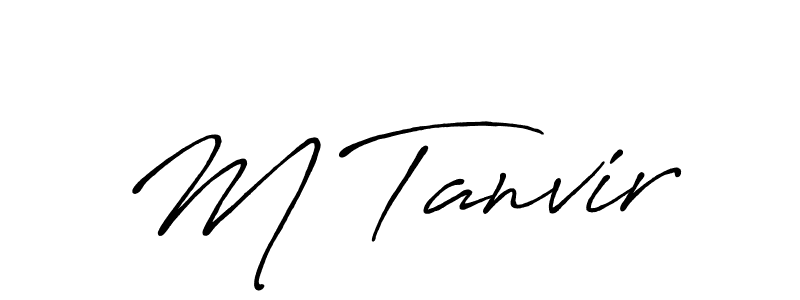 Similarly Antro_Vectra_Bolder is the best handwritten signature design. Signature creator online .You can use it as an online autograph creator for name M Tanvir. M Tanvir signature style 7 images and pictures png