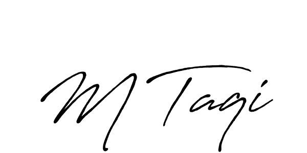 It looks lik you need a new signature style for name M Taqi. Design unique handwritten (Antro_Vectra_Bolder) signature with our free signature maker in just a few clicks. M Taqi signature style 7 images and pictures png