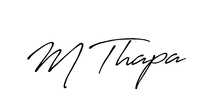 Here are the top 10 professional signature styles for the name M Thapa. These are the best autograph styles you can use for your name. M Thapa signature style 7 images and pictures png
