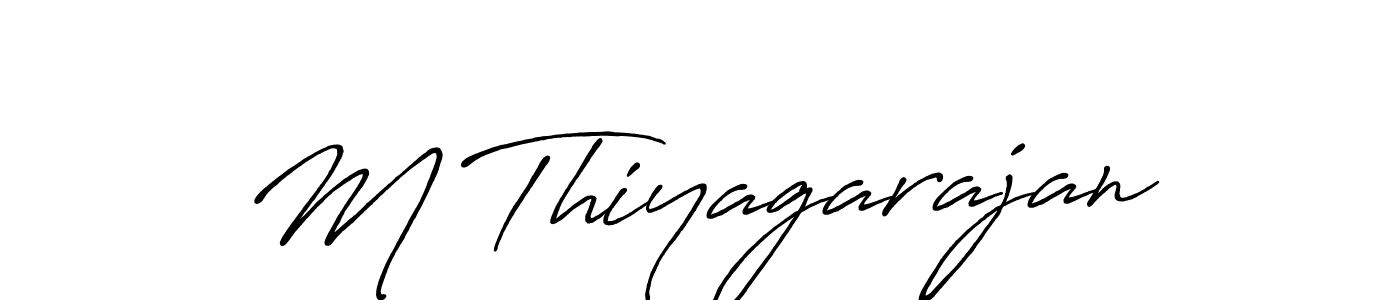 if you are searching for the best signature style for your name M Thiyagarajan. so please give up your signature search. here we have designed multiple signature styles  using Antro_Vectra_Bolder. M Thiyagarajan signature style 7 images and pictures png