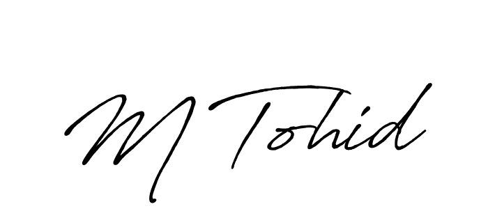 You can use this online signature creator to create a handwritten signature for the name M Tohid. This is the best online autograph maker. M Tohid signature style 7 images and pictures png