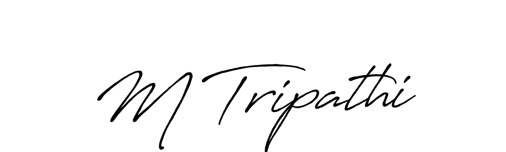 Also we have M Tripathi name is the best signature style. Create professional handwritten signature collection using Antro_Vectra_Bolder autograph style. M Tripathi signature style 7 images and pictures png