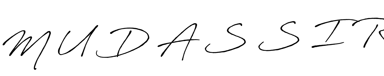 Check out images of Autograph of M U D A S S I R name. Actor M U D A S S I R Signature Style. Antro_Vectra_Bolder is a professional sign style online. M U D A S S I R signature style 7 images and pictures png