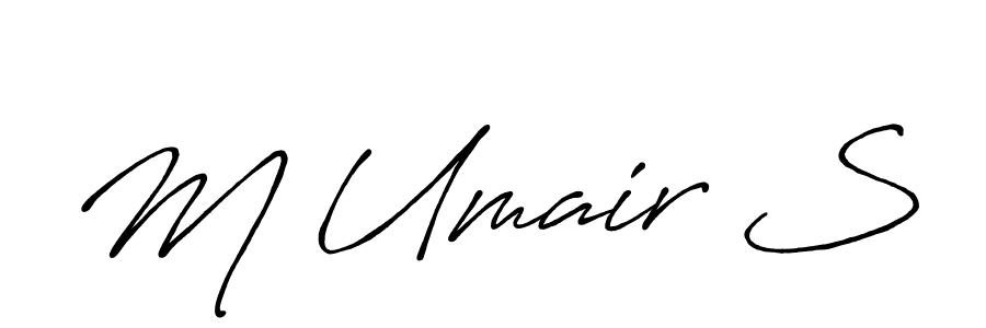 How to Draw M Umair S signature style? Antro_Vectra_Bolder is a latest design signature styles for name M Umair S. M Umair S signature style 7 images and pictures png