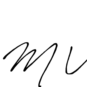 Once you've used our free online signature maker to create your best signature Antro_Vectra_Bolder style, it's time to enjoy all of the benefits that M V name signing documents. M V signature style 7 images and pictures png