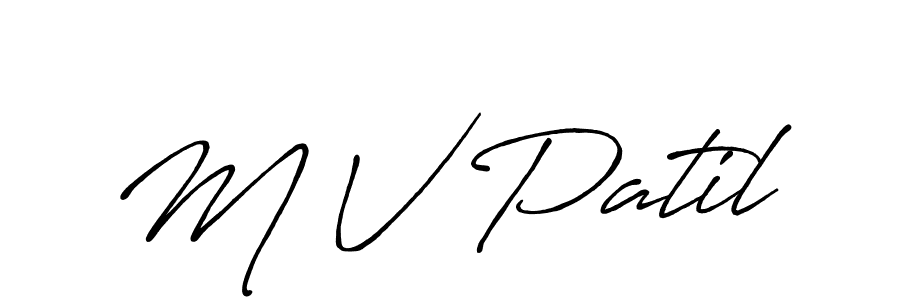 You can use this online signature creator to create a handwritten signature for the name M V Patil. This is the best online autograph maker. M V Patil signature style 7 images and pictures png