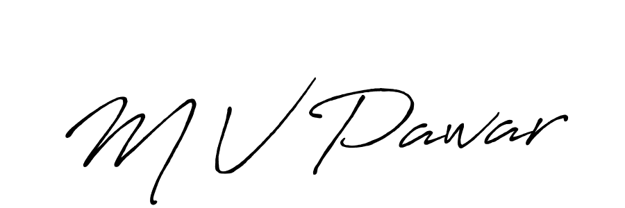 How to Draw M V Pawar signature style? Antro_Vectra_Bolder is a latest design signature styles for name M V Pawar. M V Pawar signature style 7 images and pictures png