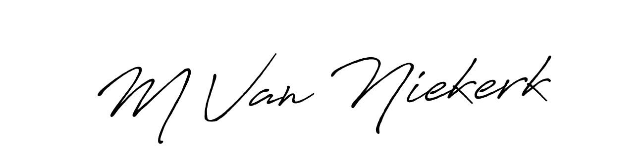 This is the best signature style for the M Van Niekerk name. Also you like these signature font (Antro_Vectra_Bolder). Mix name signature. M Van Niekerk signature style 7 images and pictures png