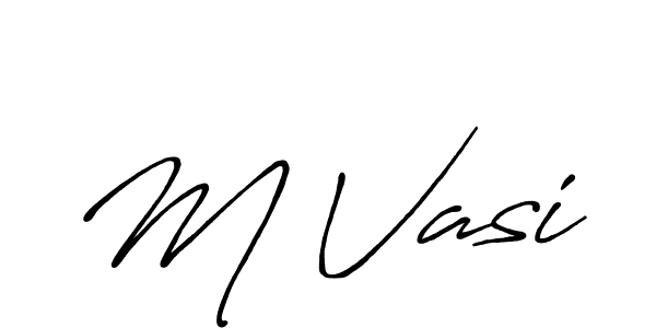 if you are searching for the best signature style for your name M Vasi. so please give up your signature search. here we have designed multiple signature styles  using Antro_Vectra_Bolder. M Vasi signature style 7 images and pictures png