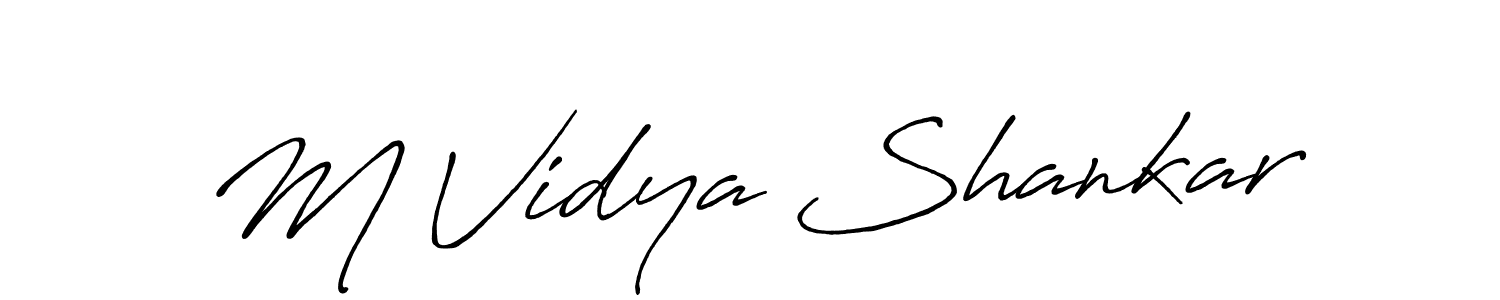 Check out images of Autograph of M Vidya Shankar name. Actor M Vidya Shankar Signature Style. Antro_Vectra_Bolder is a professional sign style online. M Vidya Shankar signature style 7 images and pictures png