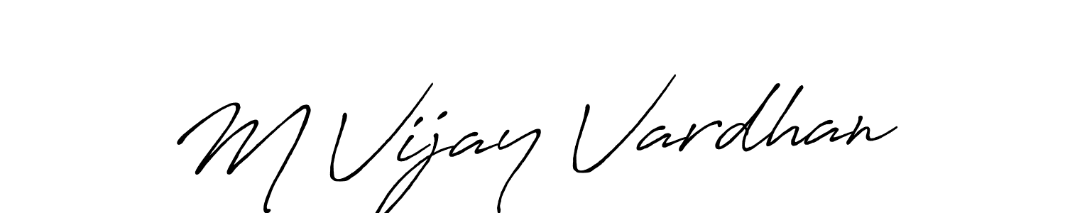 Also You can easily find your signature by using the search form. We will create M Vijay Vardhan name handwritten signature images for you free of cost using Antro_Vectra_Bolder sign style. M Vijay Vardhan signature style 7 images and pictures png