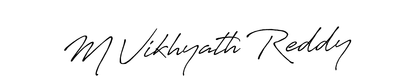 How to Draw M Vikhyath Reddy signature style? Antro_Vectra_Bolder is a latest design signature styles for name M Vikhyath Reddy. M Vikhyath Reddy signature style 7 images and pictures png