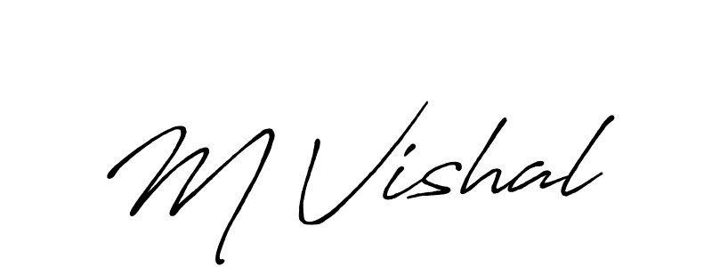 Here are the top 10 professional signature styles for the name M Vishal. These are the best autograph styles you can use for your name. M Vishal signature style 7 images and pictures png