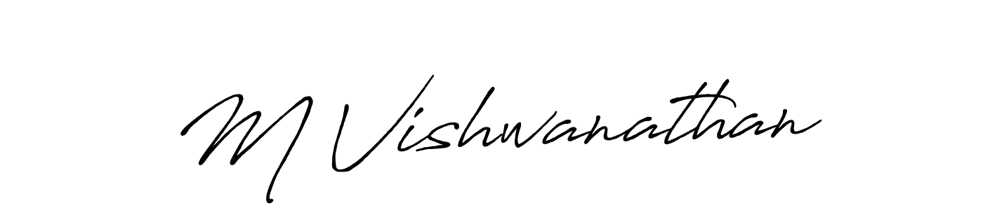 Here are the top 10 professional signature styles for the name M Vishwanathan. These are the best autograph styles you can use for your name. M Vishwanathan signature style 7 images and pictures png