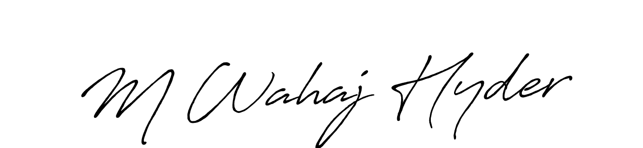 You can use this online signature creator to create a handwritten signature for the name M Wahaj Hyder. This is the best online autograph maker. M Wahaj Hyder signature style 7 images and pictures png