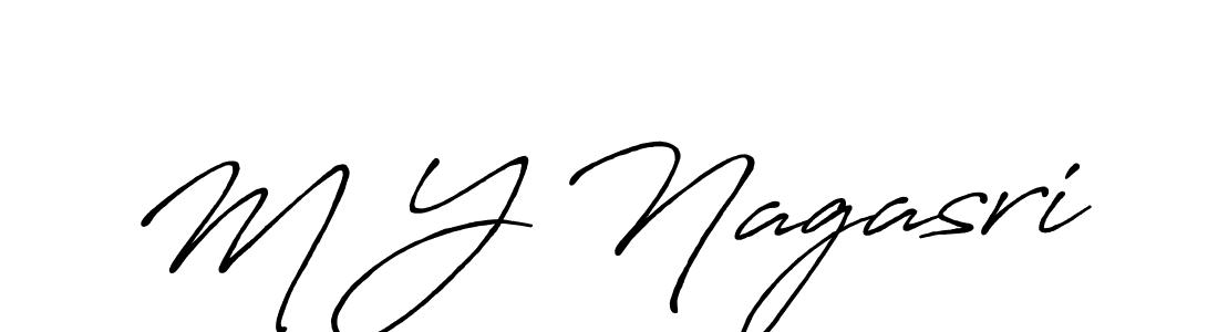 Also You can easily find your signature by using the search form. We will create M Y Nagasri name handwritten signature images for you free of cost using Antro_Vectra_Bolder sign style. M Y Nagasri signature style 7 images and pictures png