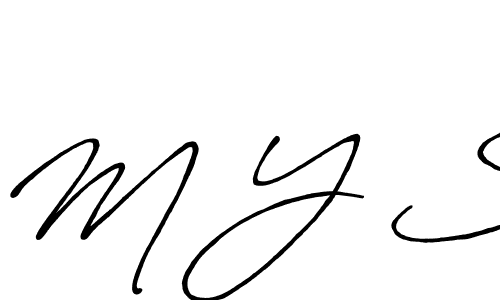 You can use this online signature creator to create a handwritten signature for the name M Y S. This is the best online autograph maker. M Y S signature style 7 images and pictures png