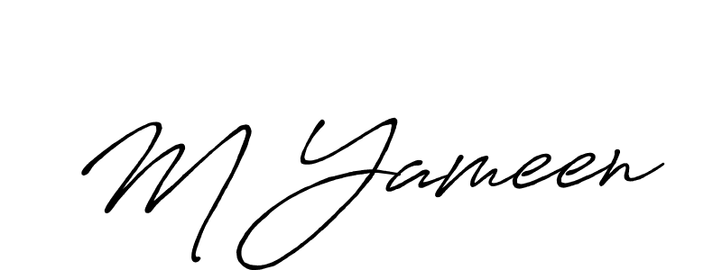 Antro_Vectra_Bolder is a professional signature style that is perfect for those who want to add a touch of class to their signature. It is also a great choice for those who want to make their signature more unique. Get M Yameen name to fancy signature for free. M Yameen signature style 7 images and pictures png