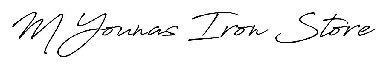 Make a beautiful signature design for name M Younas Iron Store. With this signature (Antro_Vectra_Bolder) style, you can create a handwritten signature for free. M Younas Iron Store signature style 7 images and pictures png