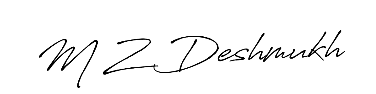 Once you've used our free online signature maker to create your best signature Antro_Vectra_Bolder style, it's time to enjoy all of the benefits that M Z Deshmukh name signing documents. M Z Deshmukh signature style 7 images and pictures png