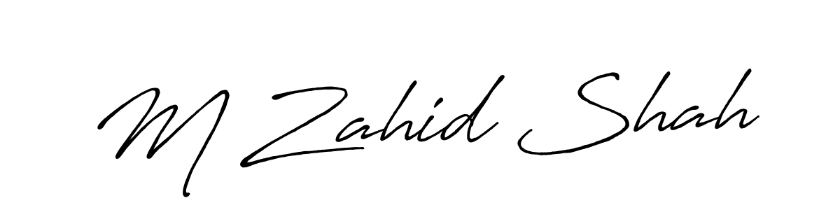 It looks lik you need a new signature style for name M Zahid Shah. Design unique handwritten (Antro_Vectra_Bolder) signature with our free signature maker in just a few clicks. M Zahid Shah signature style 7 images and pictures png