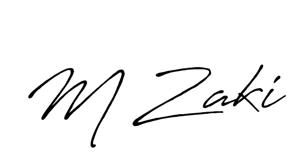 Antro_Vectra_Bolder is a professional signature style that is perfect for those who want to add a touch of class to their signature. It is also a great choice for those who want to make their signature more unique. Get M Zaki name to fancy signature for free. M Zaki signature style 7 images and pictures png