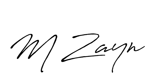 It looks lik you need a new signature style for name M Zayn. Design unique handwritten (Antro_Vectra_Bolder) signature with our free signature maker in just a few clicks. M Zayn signature style 7 images and pictures png