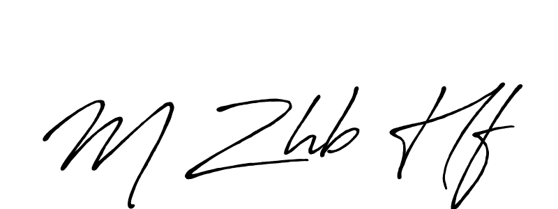 You can use this online signature creator to create a handwritten signature for the name M Zhb Hf. This is the best online autograph maker. M Zhb Hf signature style 7 images and pictures png