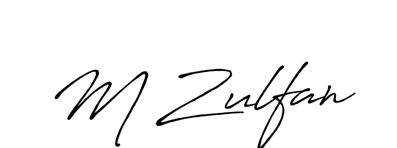It looks lik you need a new signature style for name M Zulfan. Design unique handwritten (Antro_Vectra_Bolder) signature with our free signature maker in just a few clicks. M Zulfan signature style 7 images and pictures png