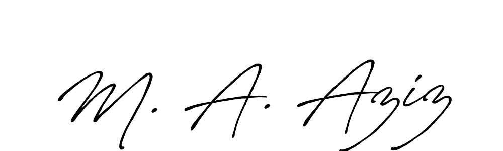 Here are the top 10 professional signature styles for the name M. A. Aziz. These are the best autograph styles you can use for your name. M. A. Aziz signature style 7 images and pictures png