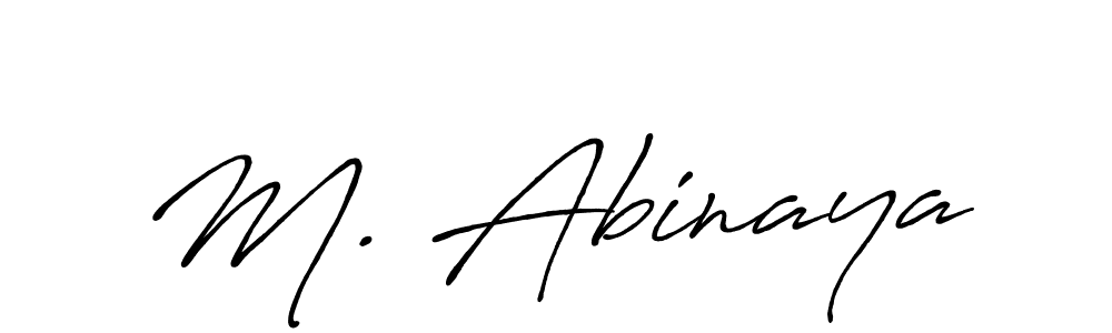 Once you've used our free online signature maker to create your best signature Antro_Vectra_Bolder style, it's time to enjoy all of the benefits that M. Abinaya name signing documents. M. Abinaya signature style 7 images and pictures png