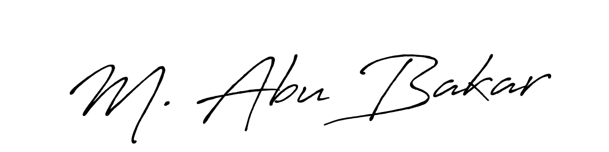 You can use this online signature creator to create a handwritten signature for the name M. Abu Bakar. This is the best online autograph maker. M. Abu Bakar signature style 7 images and pictures png