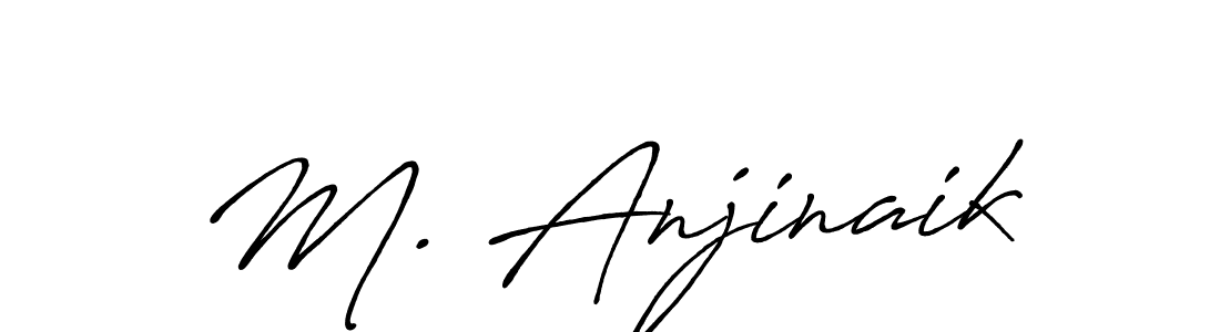 Similarly Antro_Vectra_Bolder is the best handwritten signature design. Signature creator online .You can use it as an online autograph creator for name M. Anjinaik. M. Anjinaik signature style 7 images and pictures png