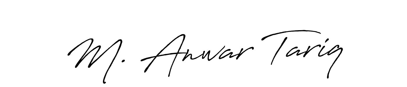 Similarly Antro_Vectra_Bolder is the best handwritten signature design. Signature creator online .You can use it as an online autograph creator for name M. Anwar Tariq. M. Anwar Tariq signature style 7 images and pictures png