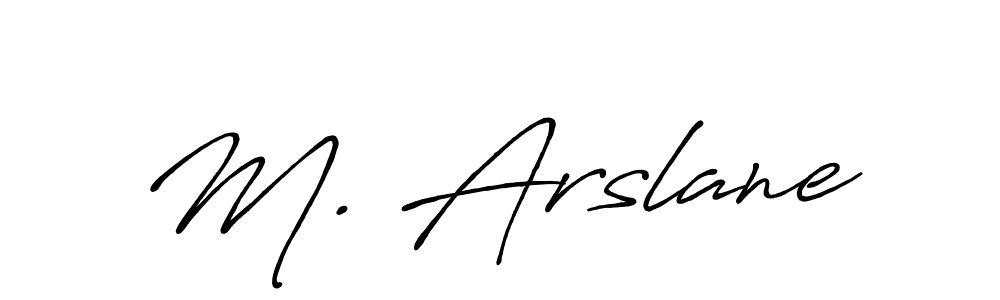 How to make M. Arslane signature? Antro_Vectra_Bolder is a professional autograph style. Create handwritten signature for M. Arslane name. M. Arslane signature style 7 images and pictures png